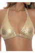 Luli Fama Medusa Triangle Halter Top